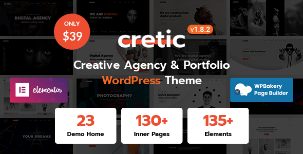 Cretic - Creative Agency WordPress Theme icon