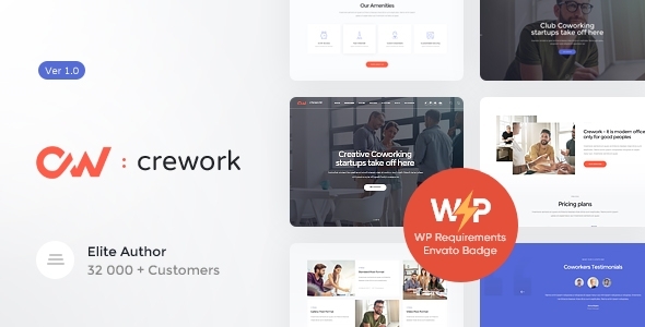 Crework | Coworking and Creative Space WordPress Theme icon