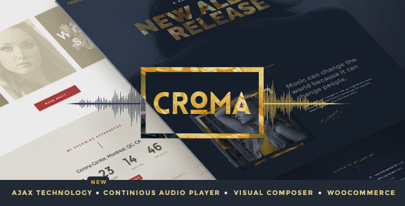 Croma - Music WordPress Theme with Ajax and Continuous Playback icon