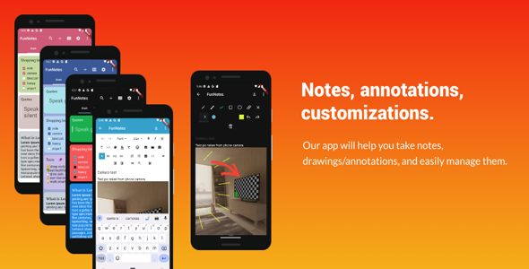 Customizable Note Taking App Flutter and Kotlin Source Code image