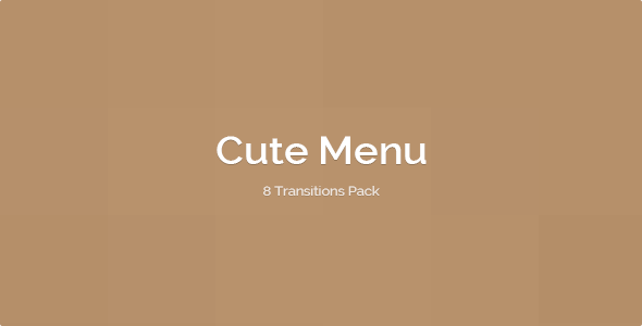 Cute Menu - 8 transitions pack icon
