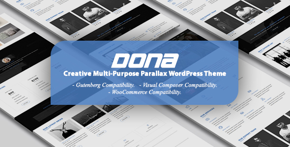 DONA - Creative Multi-Purpose Parallax WordPress Theme icon