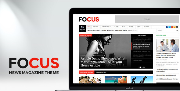 DW Focus - Modern Lightweight News Magazine theme icon