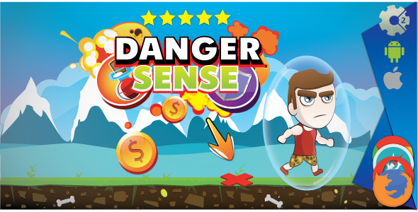 Danger sense - HTML5 game. Construct 2 (.capx) icon