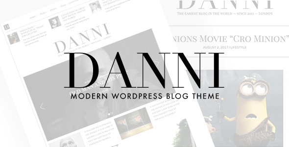 Danni — Minimalist Blog WordPress Theme icon