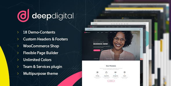 DeepDigital – Web Design Agency WordPress Theme icon