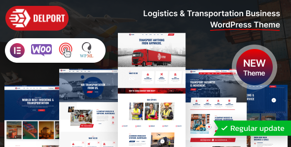 Delport - Logistics & Transportation Business WordPress Theme + RTL icon