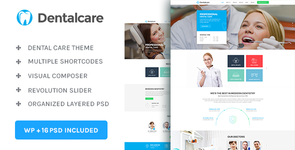 Dental Care : Medical - Dentist - Health Wordpress Theme icon