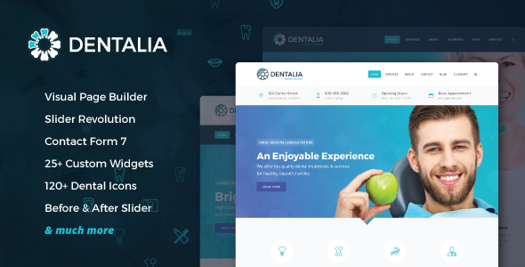 Dentalia - Dentist & Medical WordPress Theme icon