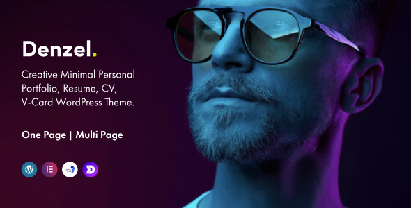 Denzel - Creative Minimal Portfolio WordPress Theme icon
