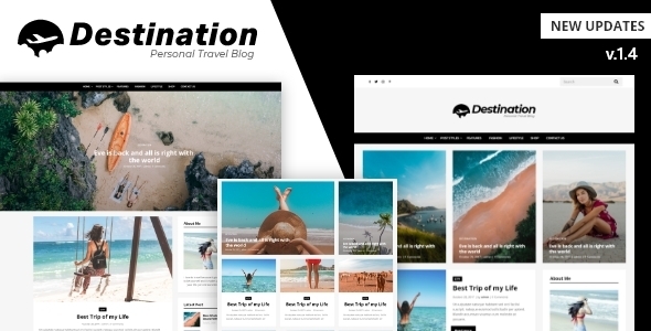 Destination - Travel Blog WordPress Theme icon