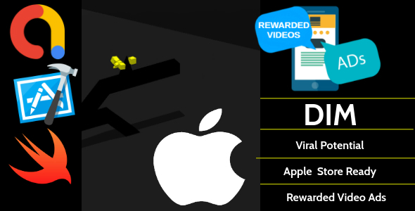 Dim - xCode - iPhone - iOS Game - AdMob Ads Reward Video icon