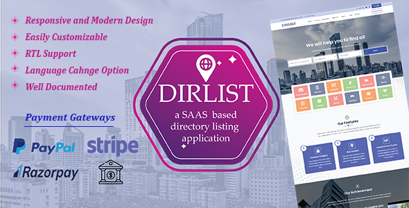 DirList - Complete Business Directory and Listing Script (SaaS) icon