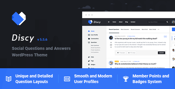 Discy - Social Questions and Answers WordPress Theme icon
