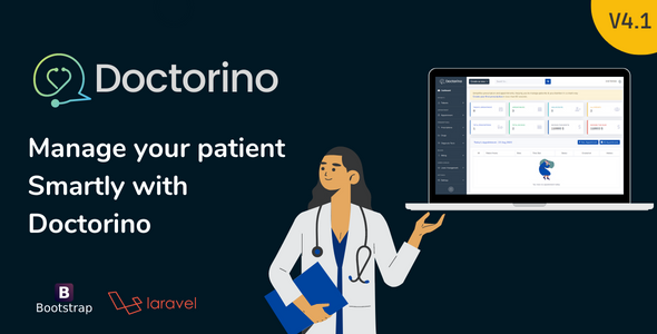 Doctorino - Doctor Practice Management System Laravel icon
