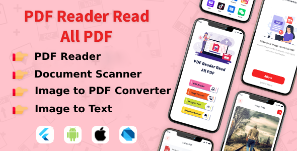 Document Scanner and PDF Editor – PDF Tools, Image to PDF, Image-Text - PDF Converter with Admob ads image