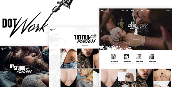 Dotwork - Tattoo Studio and Piercing Shop Theme icon