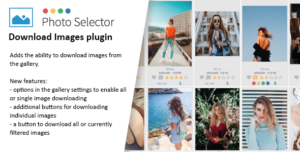 Download images plugin for Photo Selector icon