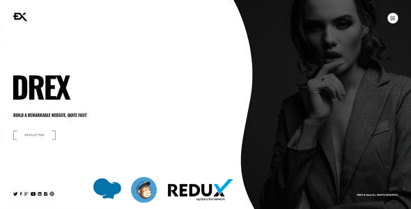 Drex - One Page Portfolio WordPress Theme icon