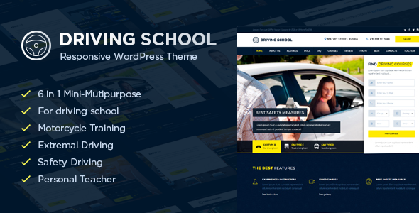 Driving School - WordPress Theme icon