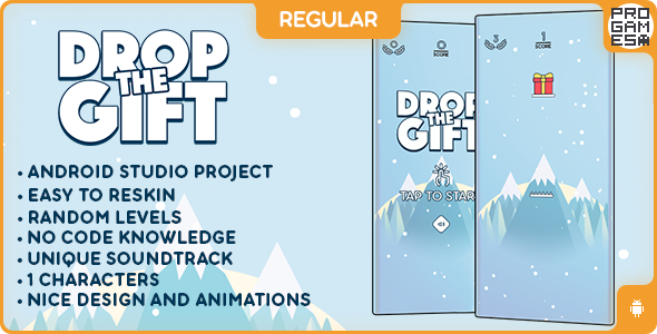 Drop the Gift (REGULAR) - ANDROID - BUILDBOX CLASSIC game icon
