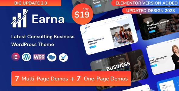 Earna - Business Consulting WordPress icon