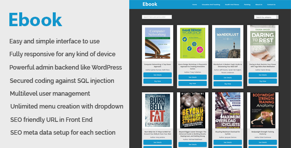 Ebook - Online ebook download and management CMS icon