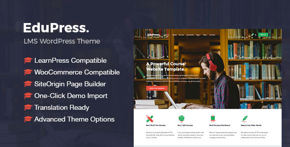 EduPress | Responsive LMS, University Education WordPress Theme icon