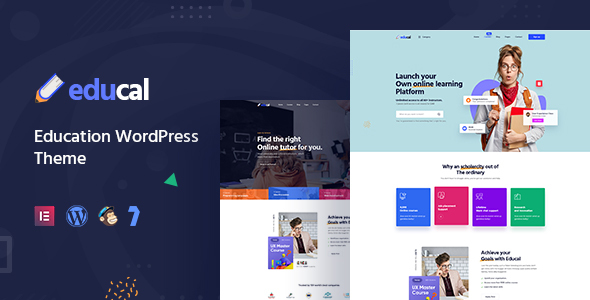 Educal - Online Courses & Education WordPress Theme + RTL icon