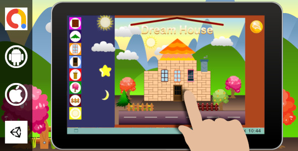 Edukida - Dream House Unity Kids Game With Admob For Android and iOS icon