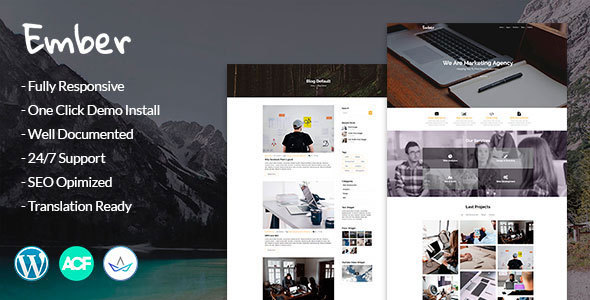 Ember - Digital Marketing Agency WordPress Theme icon