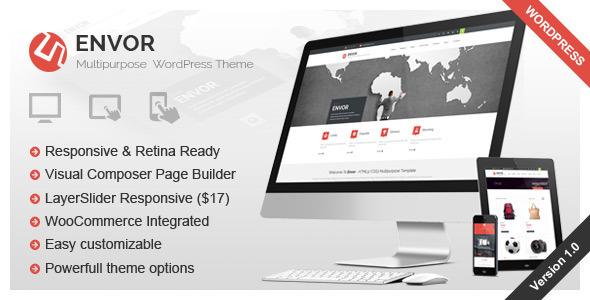 Envor - Fully Multipurpose WordPress Theme icon