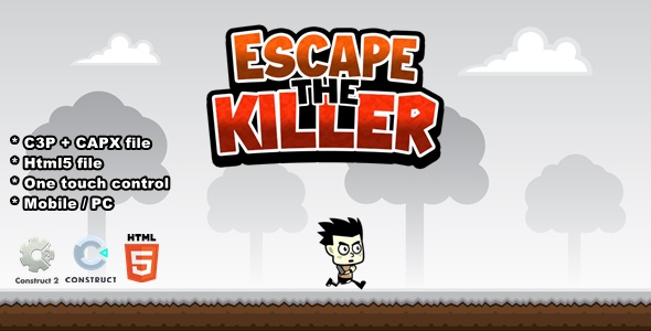 Escape the Killer - Construct 2/3 Game icon