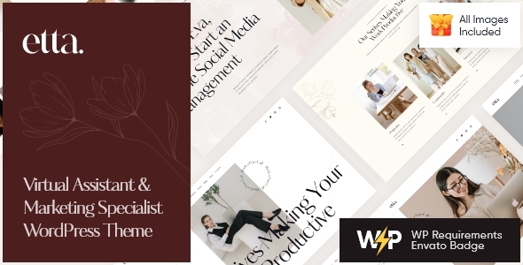 Etta - Virtual Assistant & Marketing Specialist WordPress Theme icon