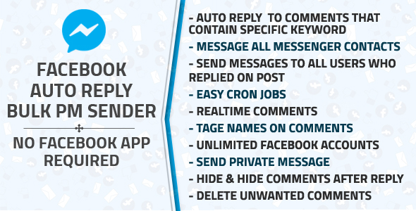Facebook Auto Reply & Bulk Private Message Sender icon