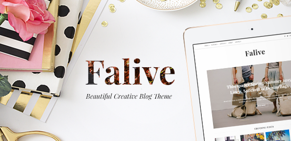 Falive - Beautiful Creative & Fashion Blog Theme icon