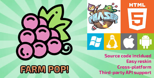Farm Pop! - HTML5 Game - Phaser icon