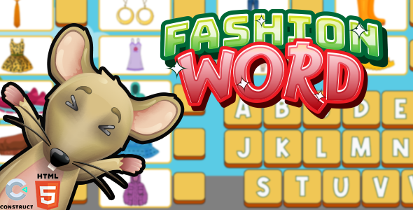 Fashion Word - HTML5 Game - Construct 3 icon