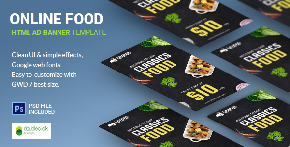 Fast Food | HTML5 Google Banner Ad 03 icon