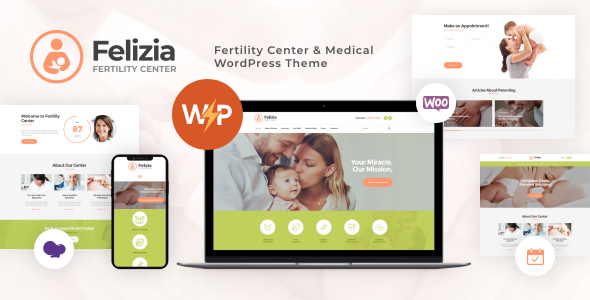 Felizia | Fertility Center & Medical WordPress Theme icon