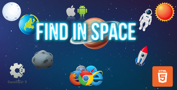 Find In Space - HTML5/Mobile Game - (.Capx) icon