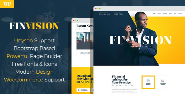 Finvision - Financial Consulting WordPress Theme icon