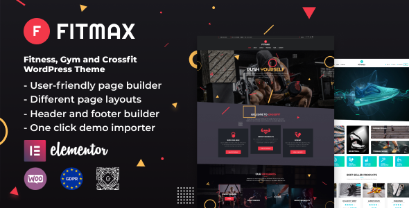 Fitmax - Gym and Fitness WordPress Theme icon