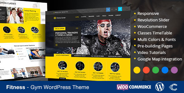 Fitness WordPress Theme eCommerce icon