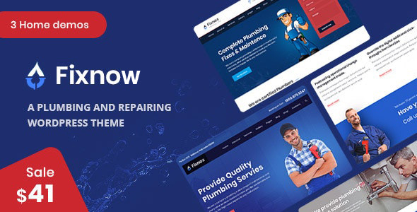 Fixnow - A Perfect Plumbing WordPress Theme icon