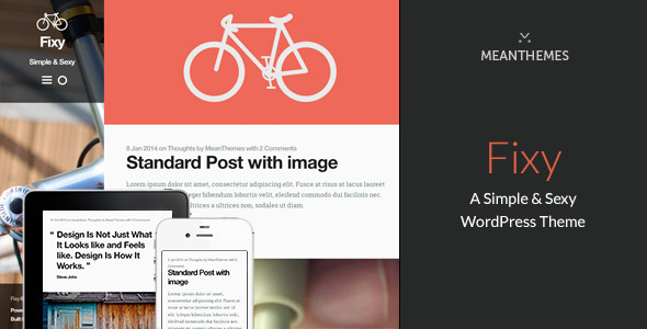 Fixy: A Simple & Sexy WordPress Theme icon