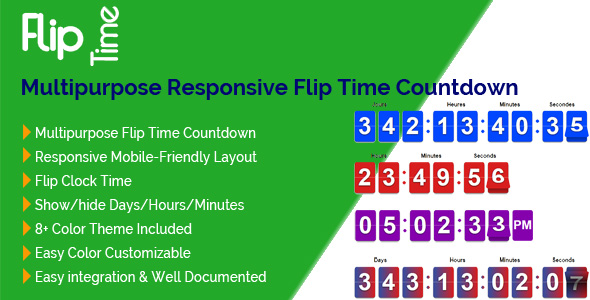 Flip Time - Multipurpose Responsive Flip Time Countdown icon