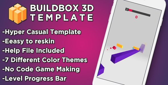 Flippy Cube - Buildbox 3D Hyper Casual Game icon