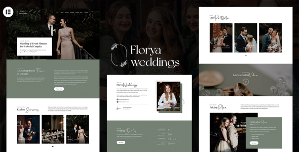 Florya - Wedding and Event Planner Elementor WordPress Theme icon