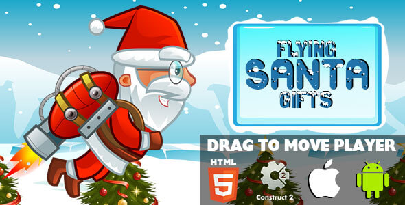Flying Santa Gifts - HTML5 Game (CAPX) icon